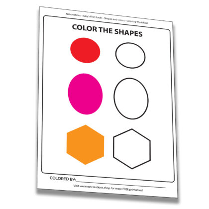 Worksheet for Baby's First Books Shapes and Colors