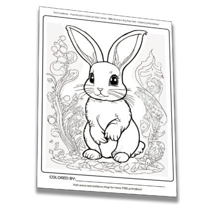 Worksheet for Preschooler's Animal Tales - Billy - 01