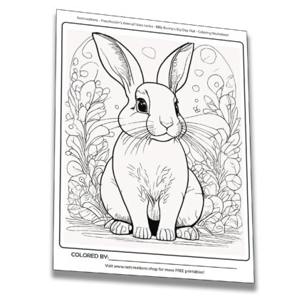 Worksheet for Preschooler's Animal Tales - Billy - 02