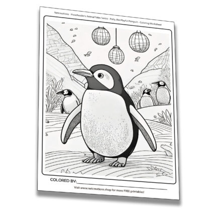 Worksheet for Preschooler's Animal Tales - Polly - 01