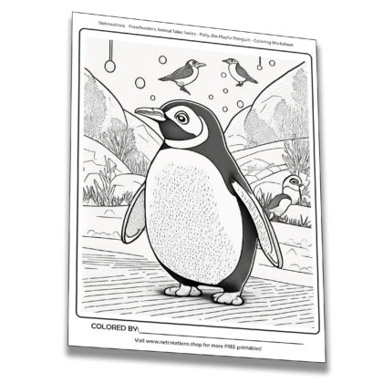 Worksheet for Preschooler's Animal Tales - Polly - 02